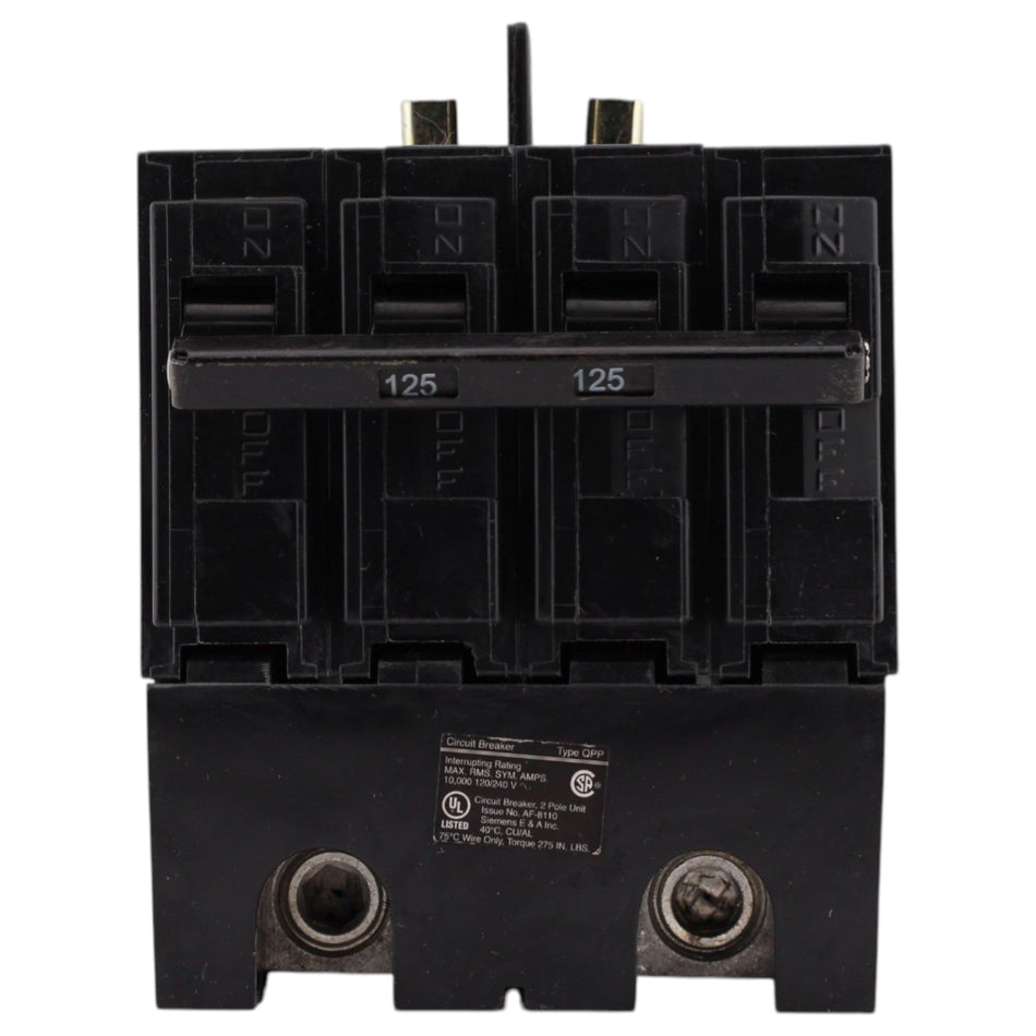 Siemens Q, Q2125B, 125A, 2P, 120/240V, Bolt-In, Circuit Breaker - Image 2