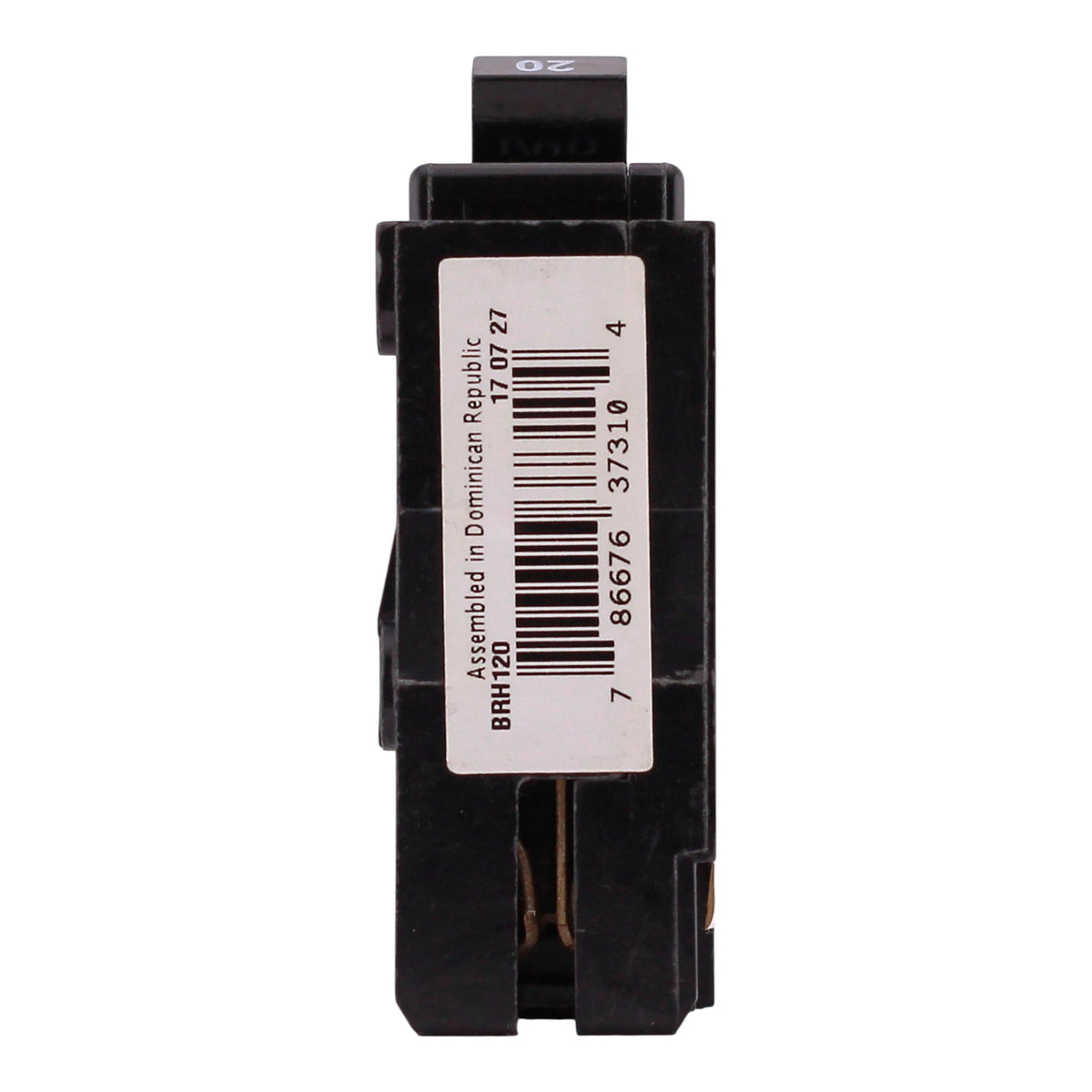 Eaton BRH, BRH120, 20A, 1P, 120/240V, Thermal Magnetic, Plug-On, High Interrupt, Circuit Breaker - Image 9