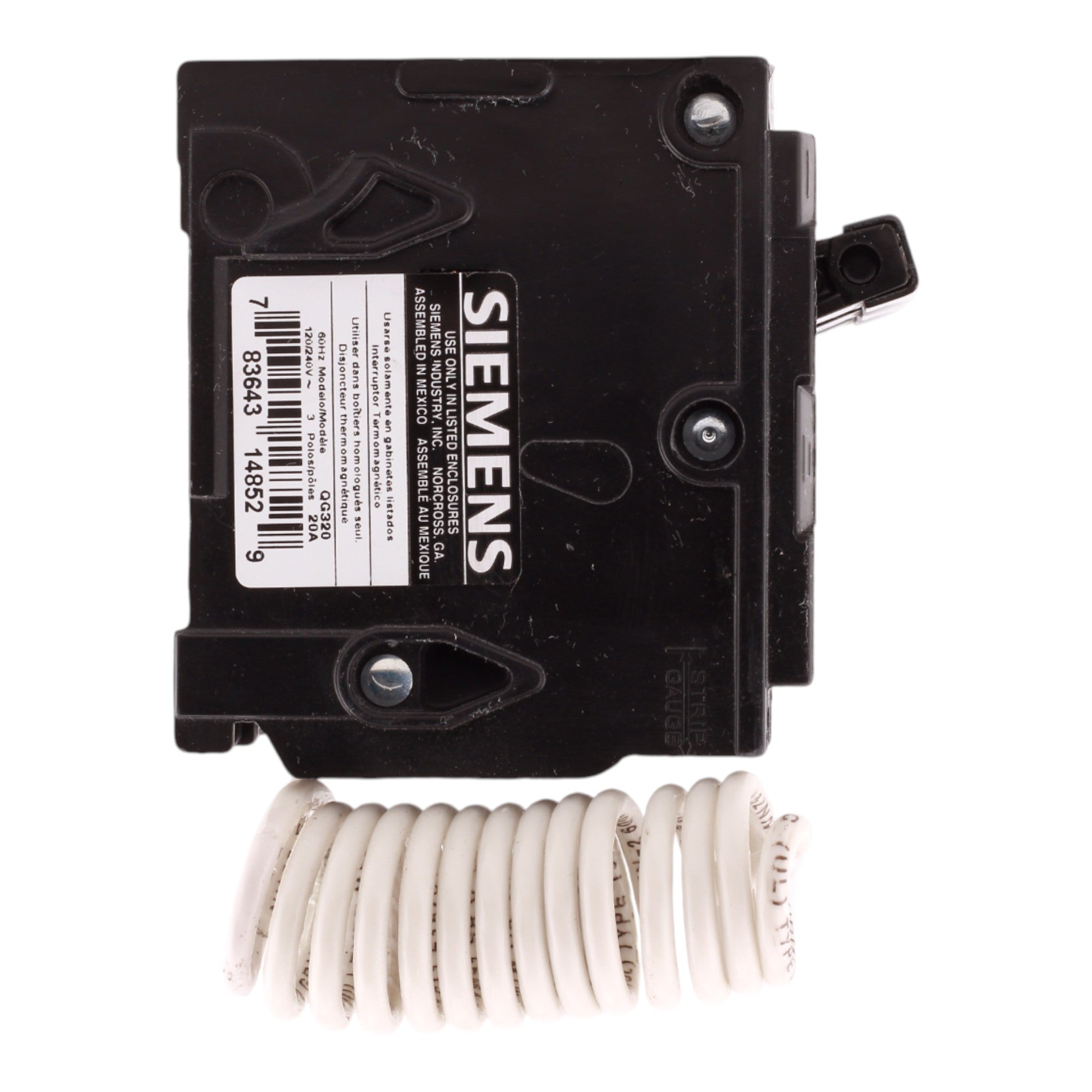 Siemens QG320 20A 3P 120/240V Switching Neutral Circuit Breaker - Image 5