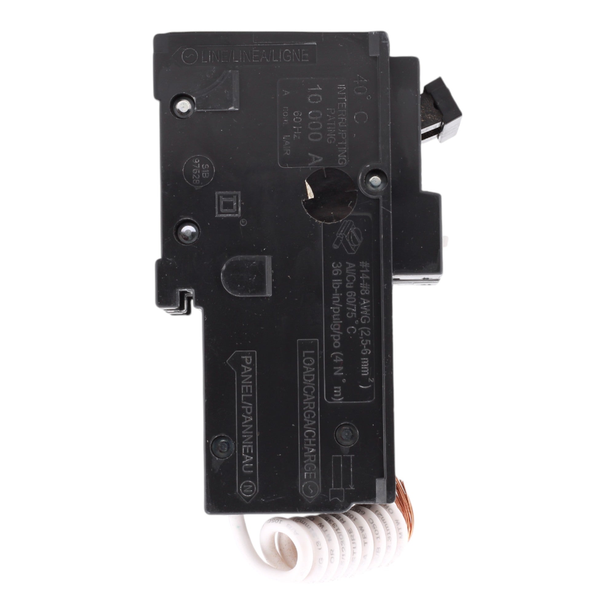Square D HOM220CAFI 20 Amp Double Pole 120V Pigtail-Neutral AFCI Arc Fault Circuit Breaker UL - Image 4