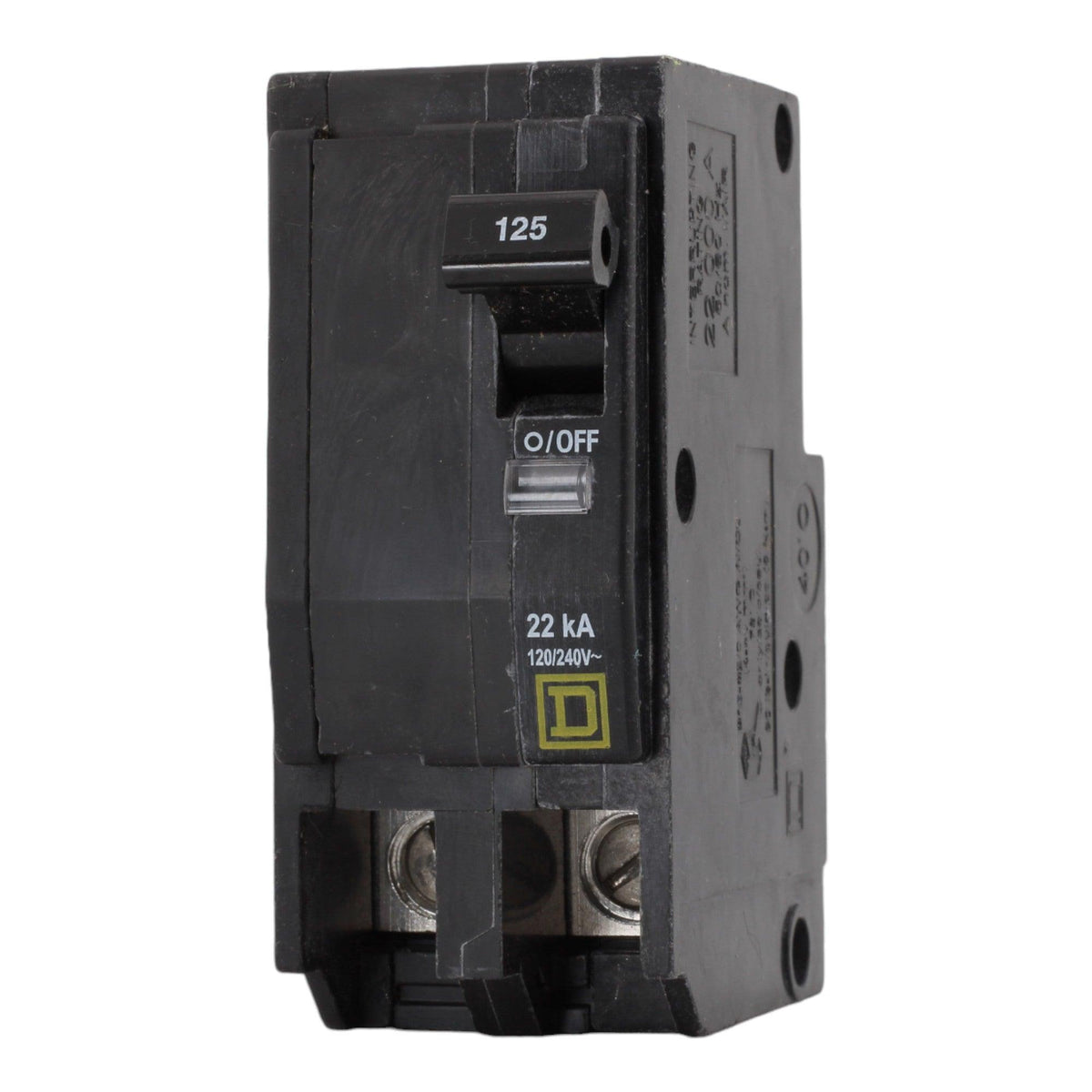 Square D QO2125VH 125 Amp Double Pole 240V Plug-In Standard Trip Circuit Breaker UL - Image 3