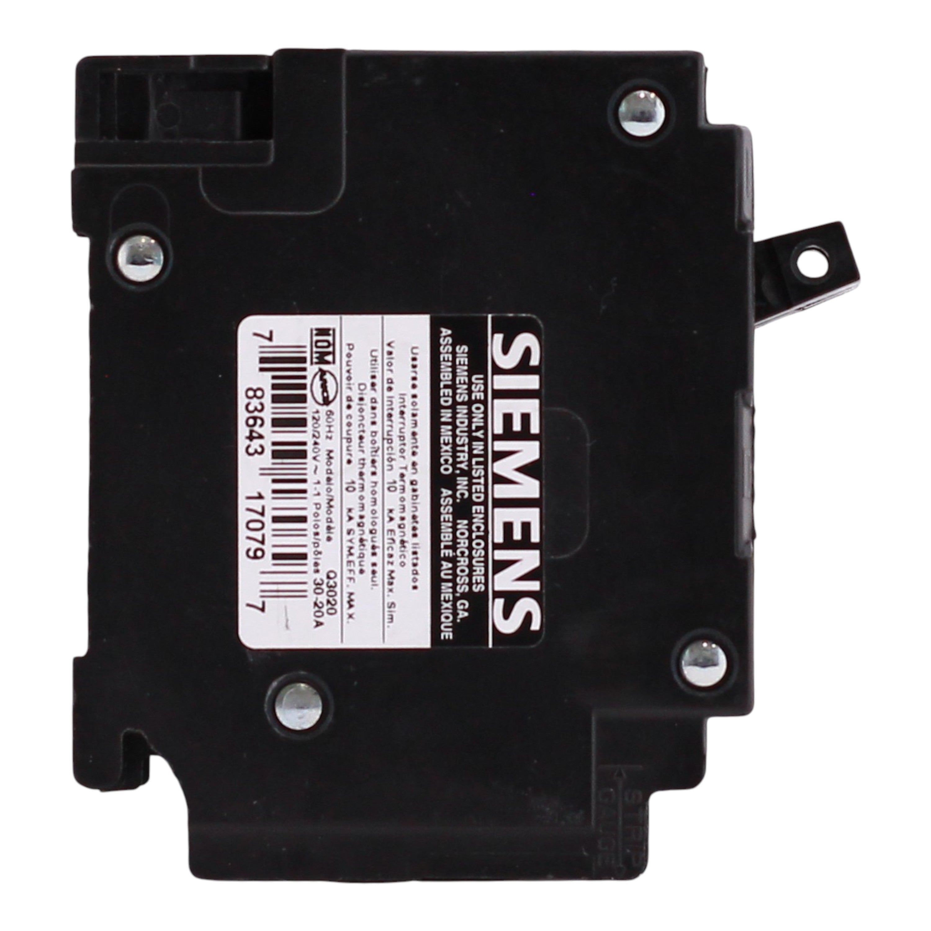 Siemens QT, Q3020, 30/20A, 1P, 120V, Duplex, Tandem, Circuit Breaker - Image 4