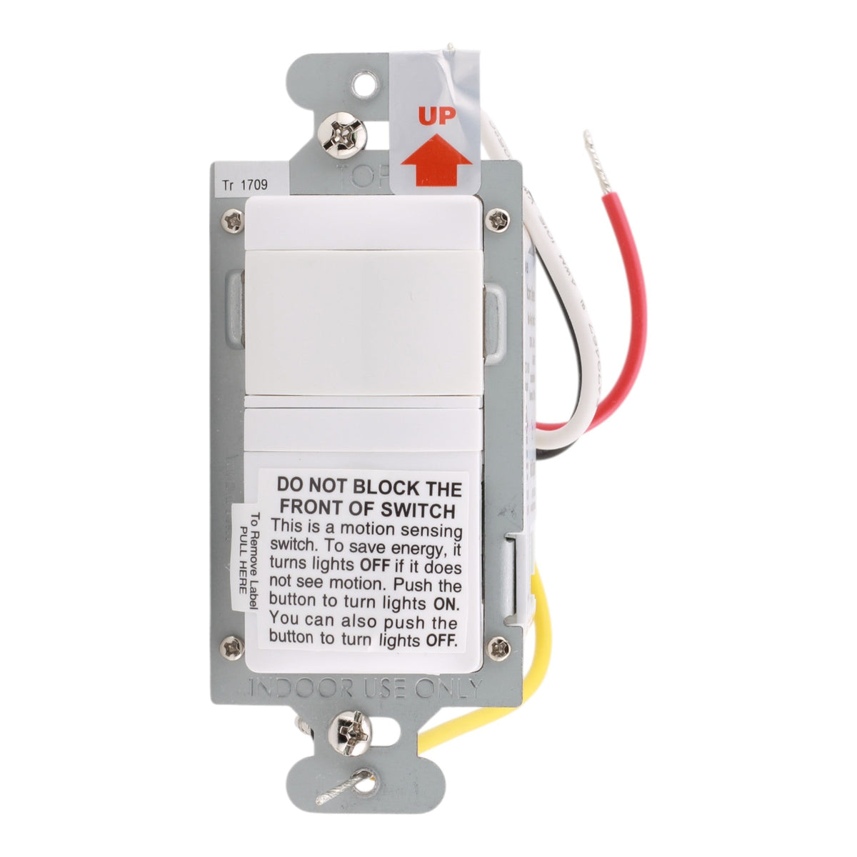 Wattstopper CH-250-W 600W PIR Vacancy Sensor White - Image 10