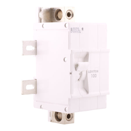 Leviton LM100 100A 2P 120/240V Hydraulic Magnetic Main Breaker - Image 10
