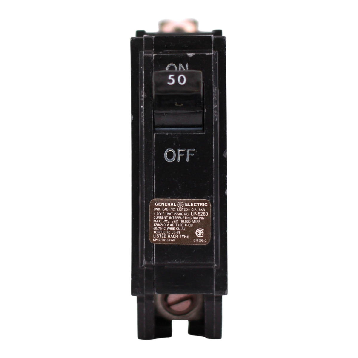 GE Q-Line, THQB1150, 50A, 1P, 120/240V, Circuit Breaker - Image 3