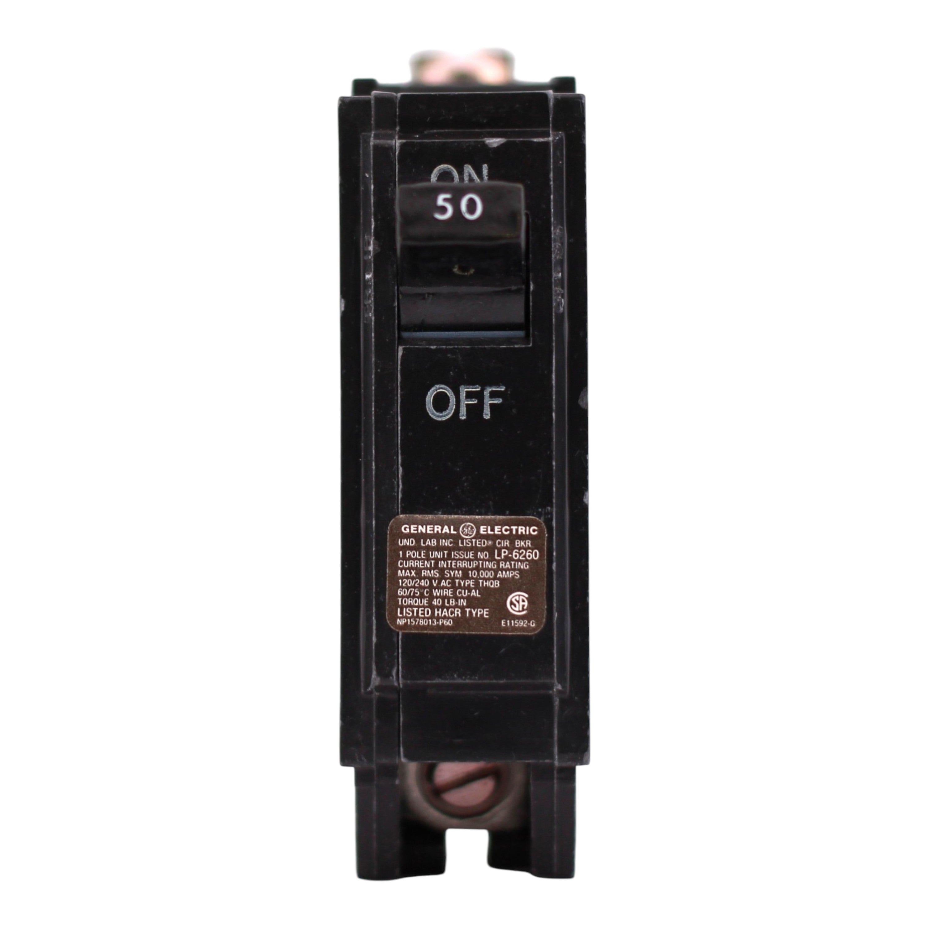 GE Q-Line, THQB1150, 50A, 1P, 120/240V, Circuit Breaker - Image 3