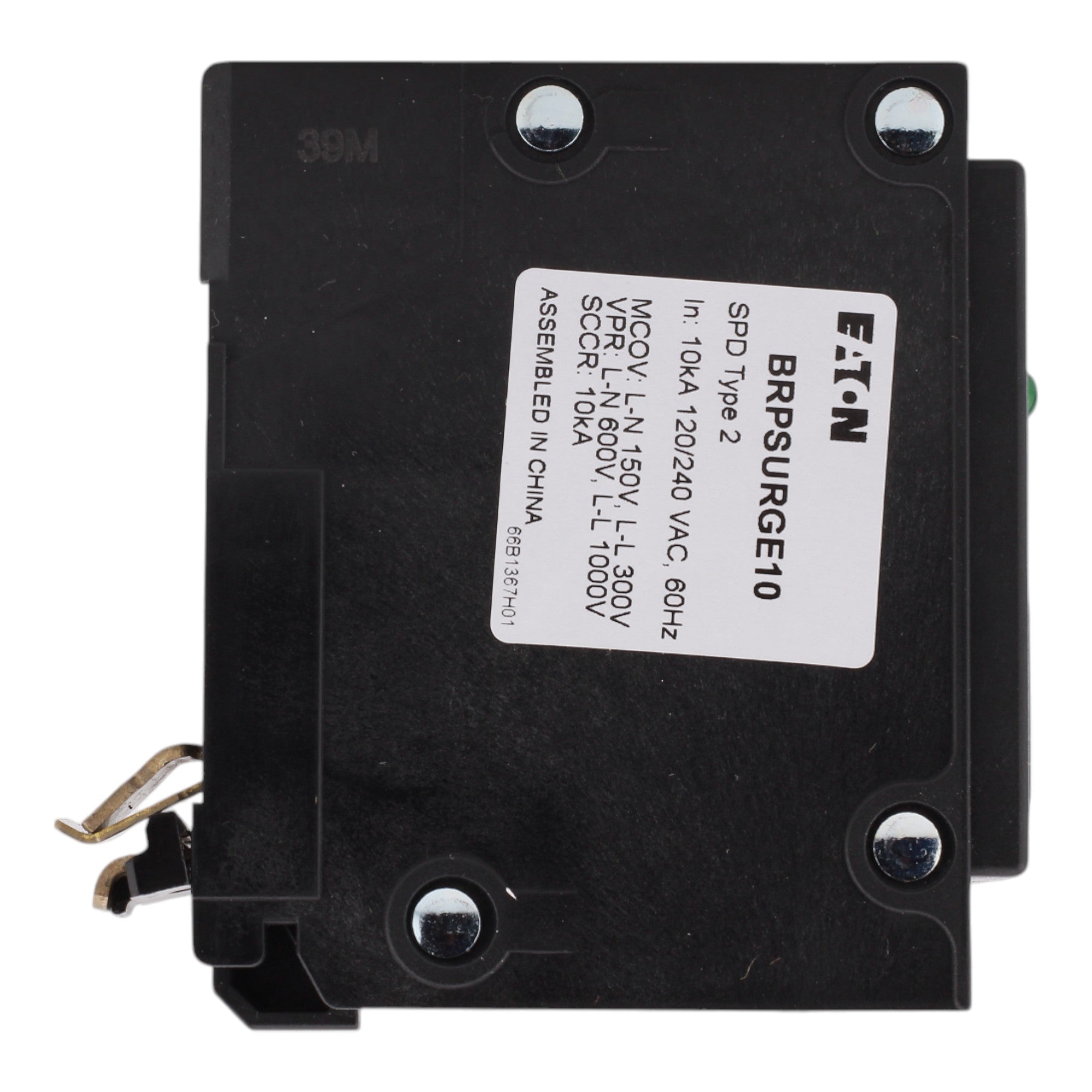 Eaton BRPSURGE10, 2-Pole Plug-On Surge Protective Device, 10 kAIC, for BR Load Centers - Image 4