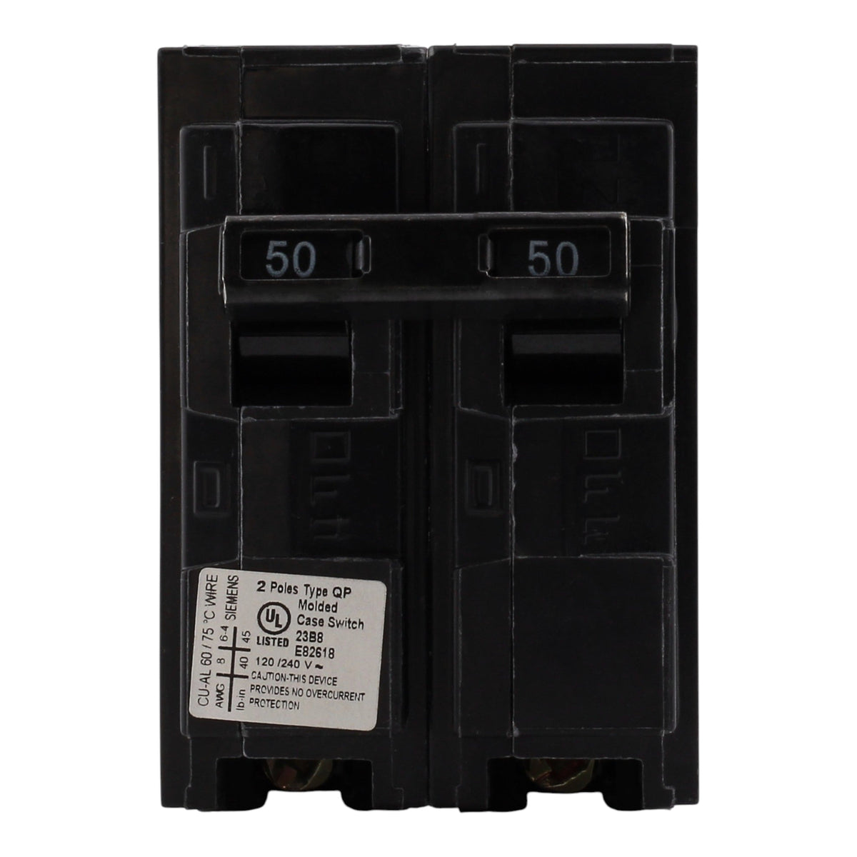 Siemens Q250S 50A 2P 120/240V Non-Automatic Switch Circuit Breaker - Image 3