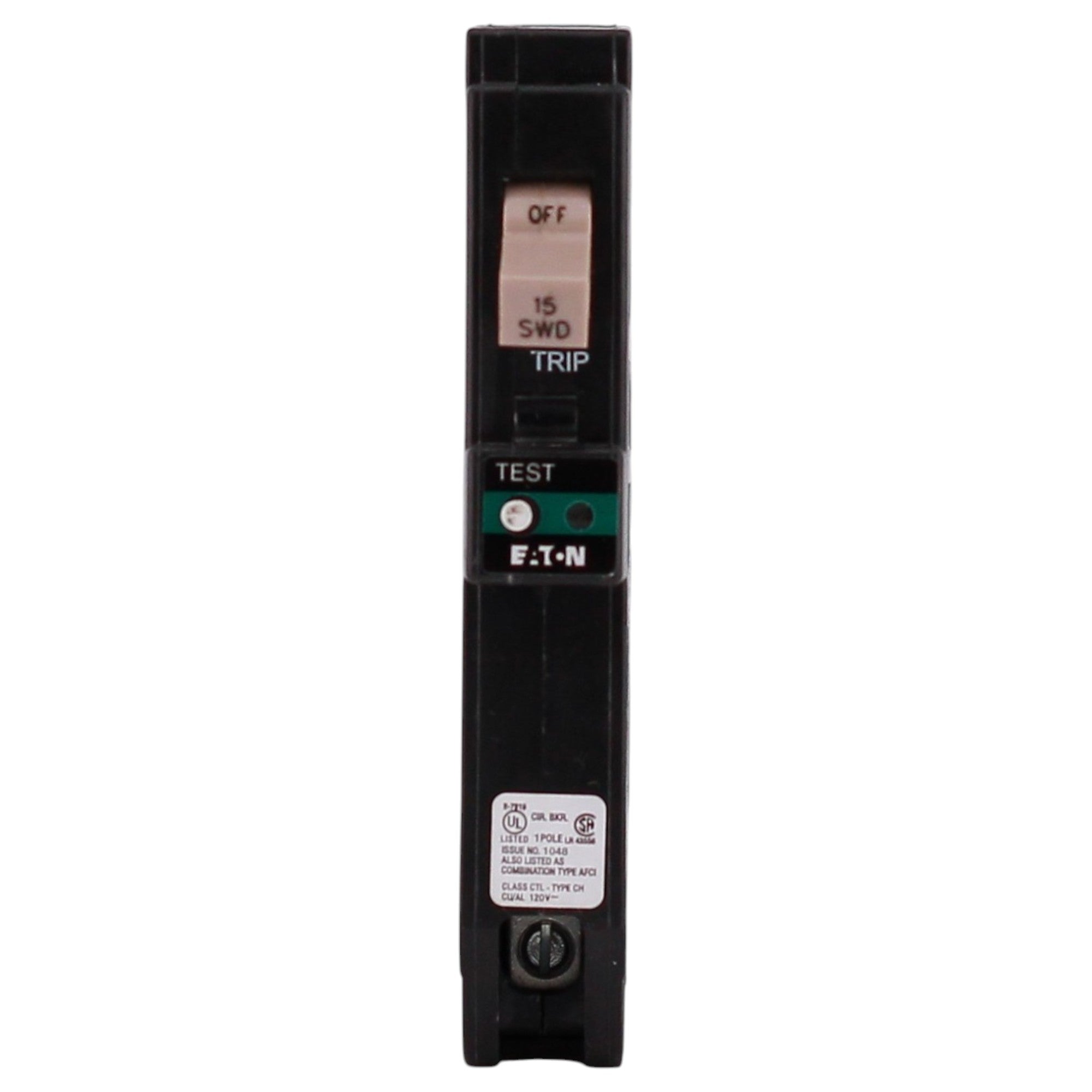 Eaton CH, CHFCAF115PN, 15A, 1P, 120/240V, CAFCI, Plug-On Neutral, Circuit Breaker - Image 3