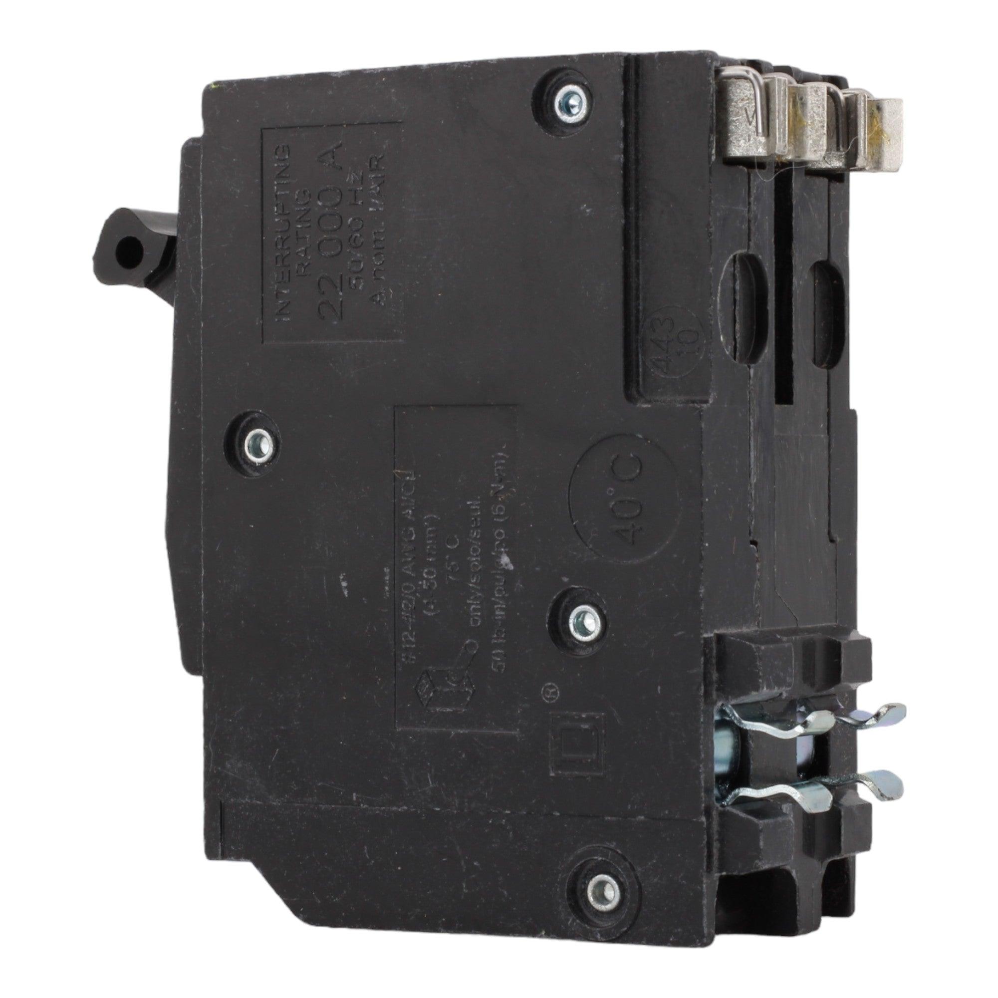 Square D QO2125VH 125 Amp Double Pole 240V Plug-In Standard Trip Circuit Breaker UL - Image 4