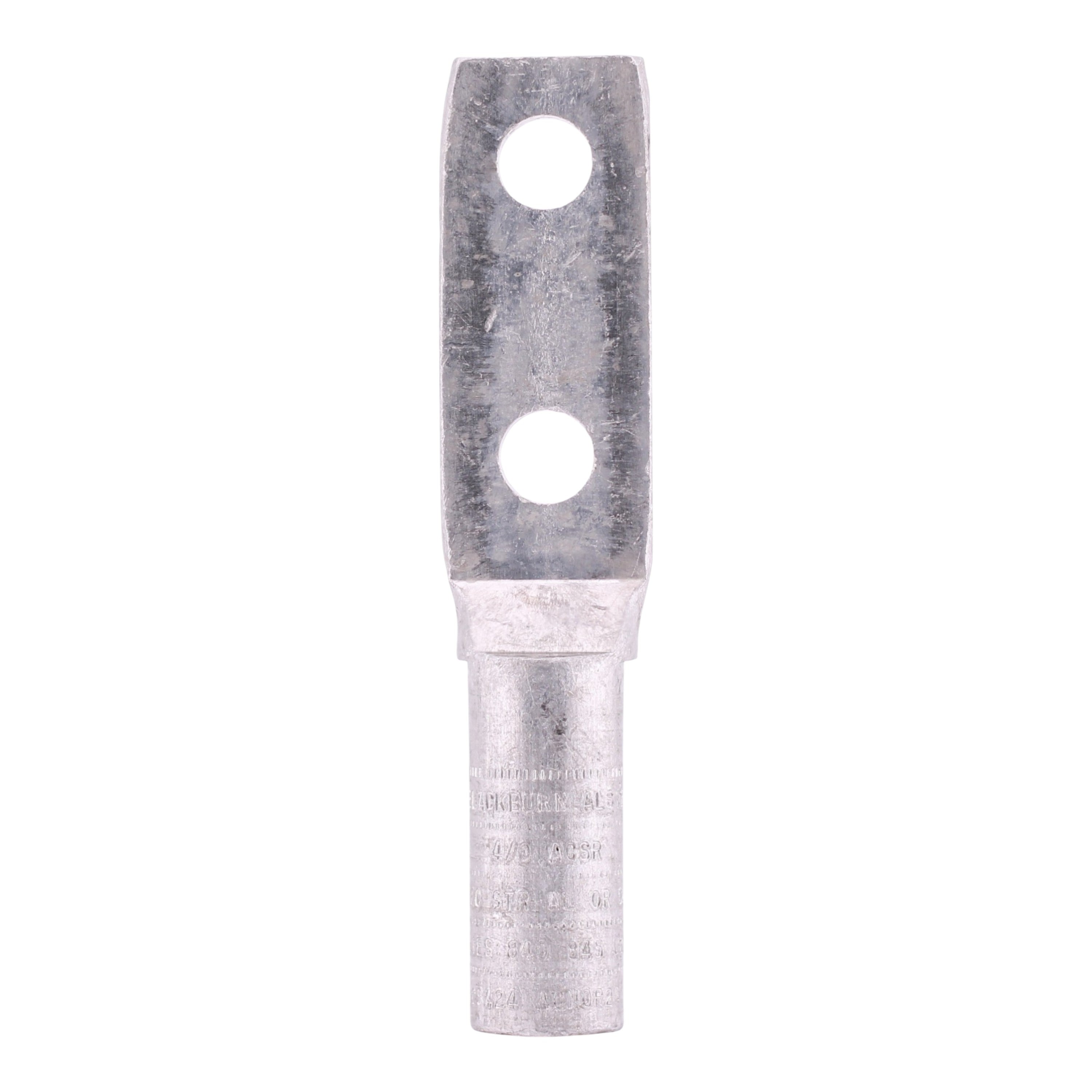 ABB Blackburn, ALS12, 4/0 AWG, 2-Hole, Aluminum Compression Lug, Long Barrel, Circuit Connector - Image 3