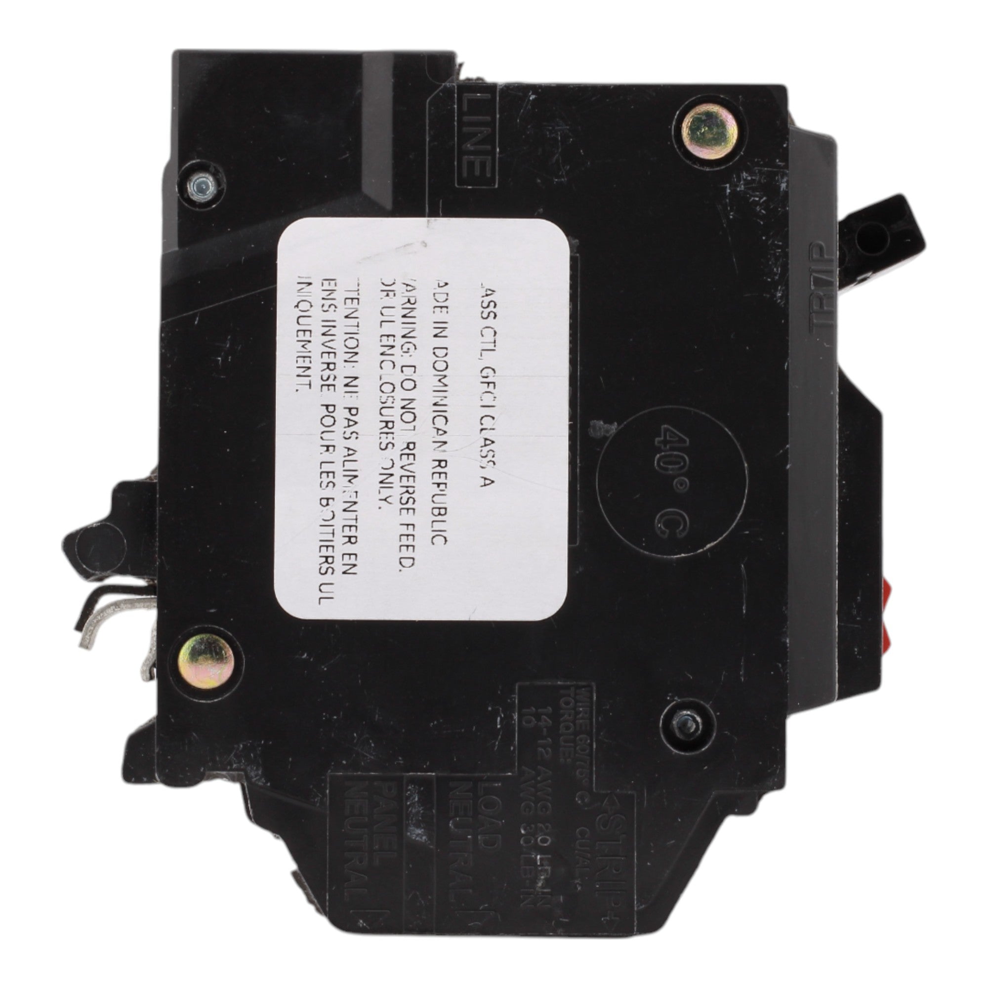 GE THQL1120PGFT, 20 Amps, Single Pole, 120 Volts, Ground Fault Circuit Breaker, GFCI, 10kA, Plug-In Mount, Plug-On Neutral, for GE Panels - Image 5