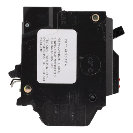 GE THQL1120PGFT, 20 Amps, Single Pole, 120 Volts, Ground Fault Circuit Breaker, GFCI, 10kA, Plug-In Mount, Plug-On Neutral, for GE Panels - Image 5