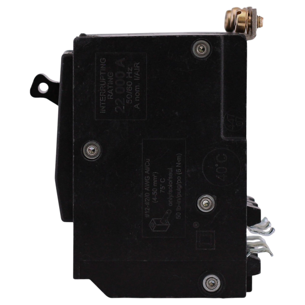 Square D QO, QOB380VH, 80A, 3P, 120/240V, Thermal Magnetic, Bolt-On, Circuit Breaker - Image 5