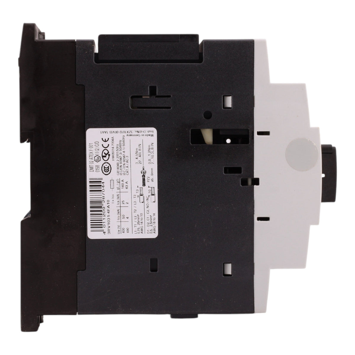 Siemens SIRIUS 3RV1031-4FA10 28-40A 3P 690V Motor Protection Circuit Breaker - Image 5