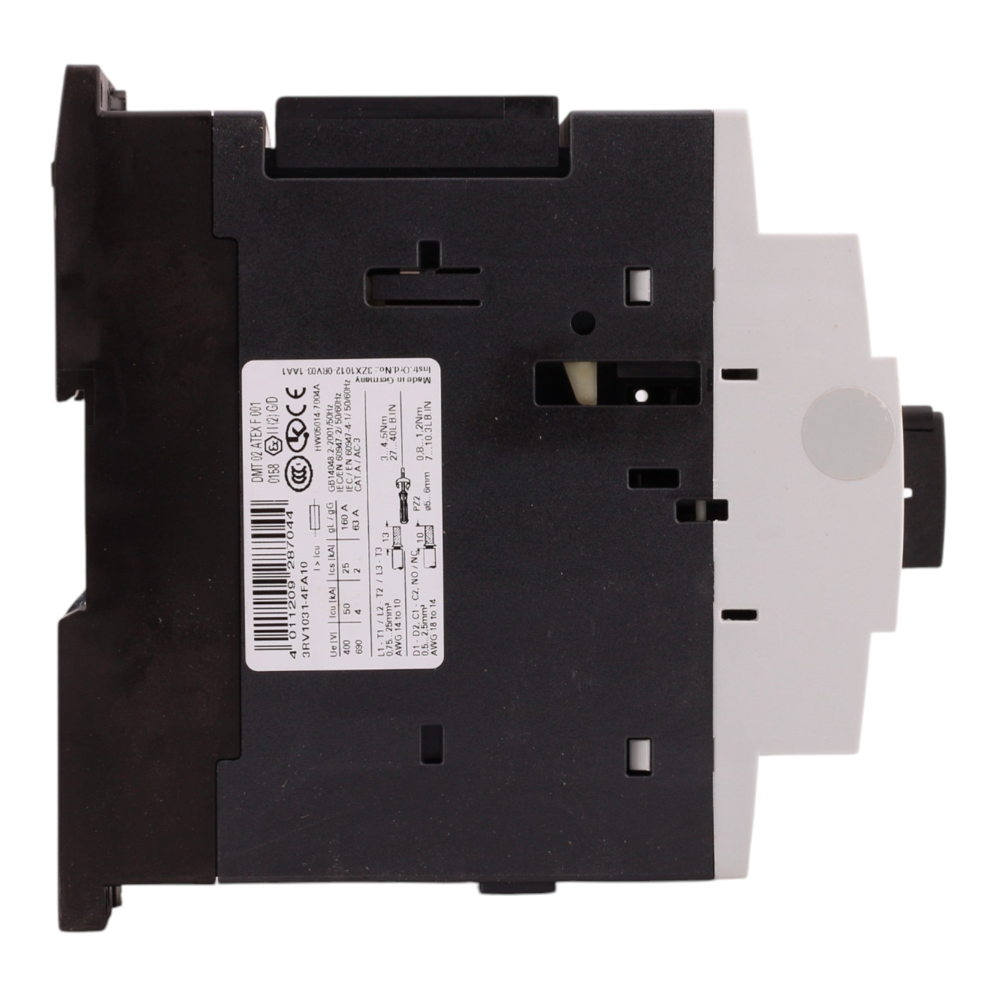 Siemens SIRIUS 3RV1031-4FA10 28-40A 3P 690V Motor Protection Circuit Breaker - Image 5