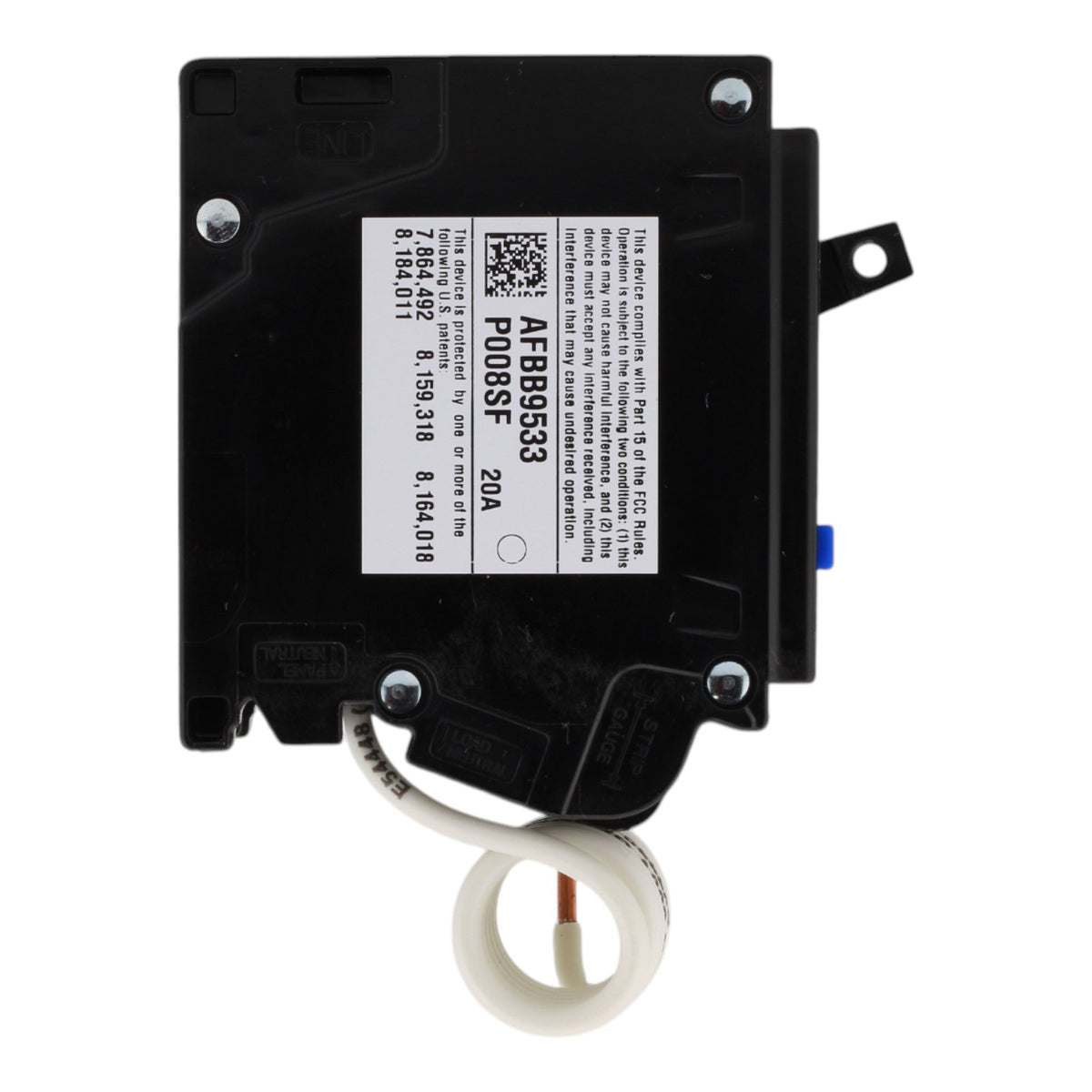 Siemens QA120AFCH, 20 Amps, 120 Volts, Single-Pole Combination AFCI Circuit Breaker, Pigtail Neutral, for Siemens Panels - Image 4