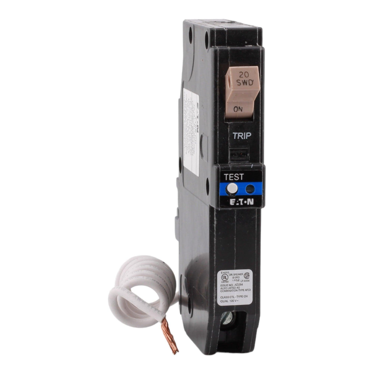 Eaton CHFAFGF120 20 Amp Single Pole 120V Pigtail-Neutral AFCI/GFCI Dual Function Circuit Breaker UL - Image 3
