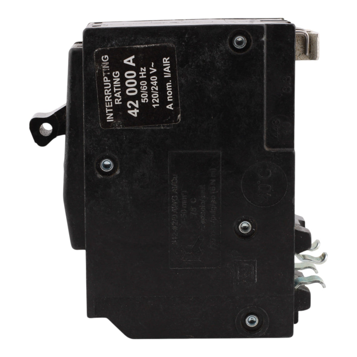 Square D QOH2125 125A 2P 120/240V 42kA Circuit Breaker - Image 4