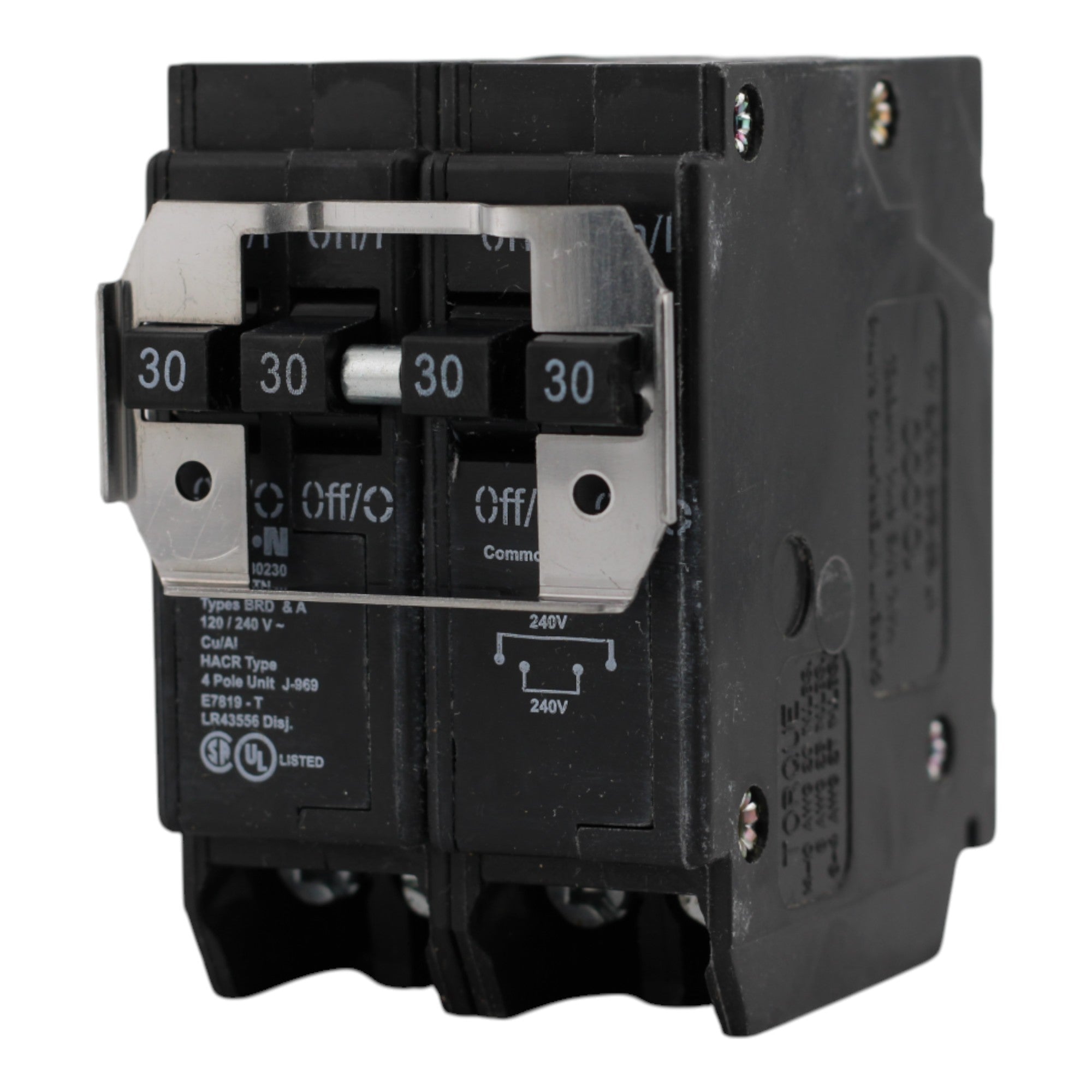Eaton BRDC230230 30A 4P 120/240V Quad Circuit Breaker - Image 6