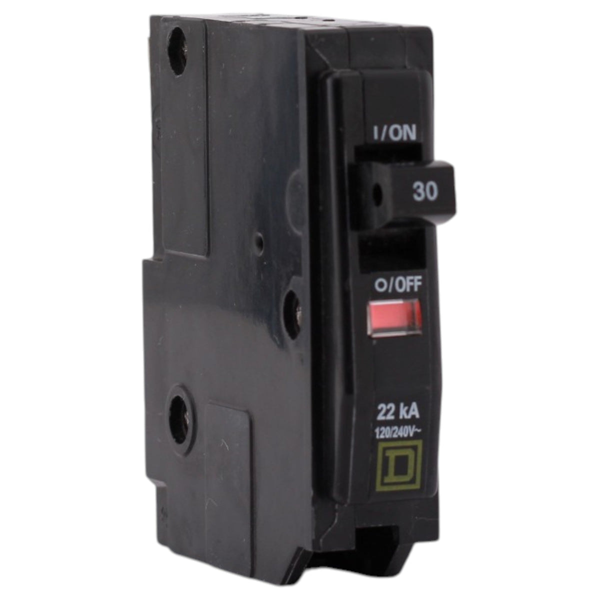 Square D QO, QO130VH, 30A, 1P, 120/240V, 22kA, High Interrupting, Circuit Breaker