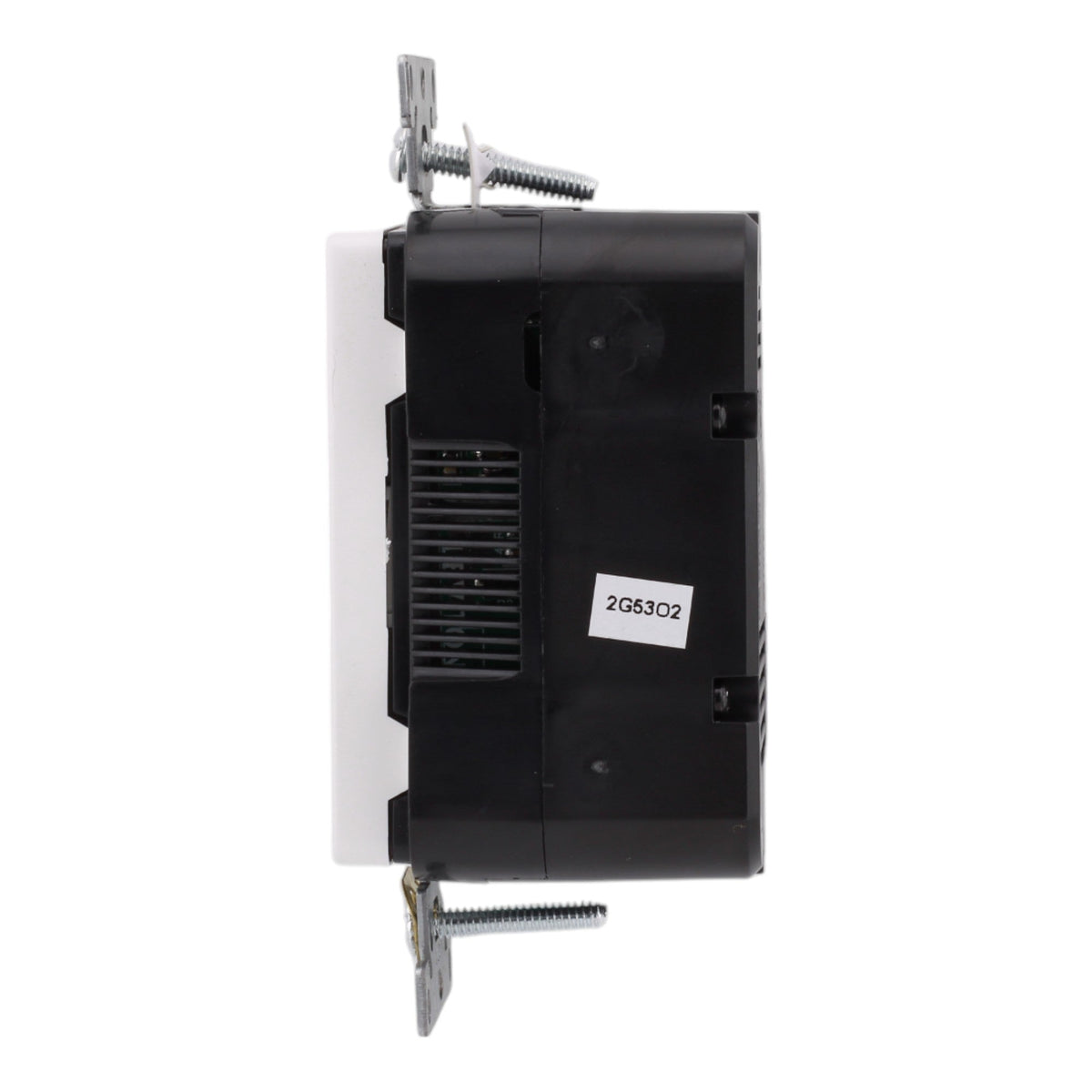 Leviton T5632-SW, 15A, 125V, Tamper-Resistant Duplex Receptacle with 3.6A USB Type-A Charger, White - Image 3