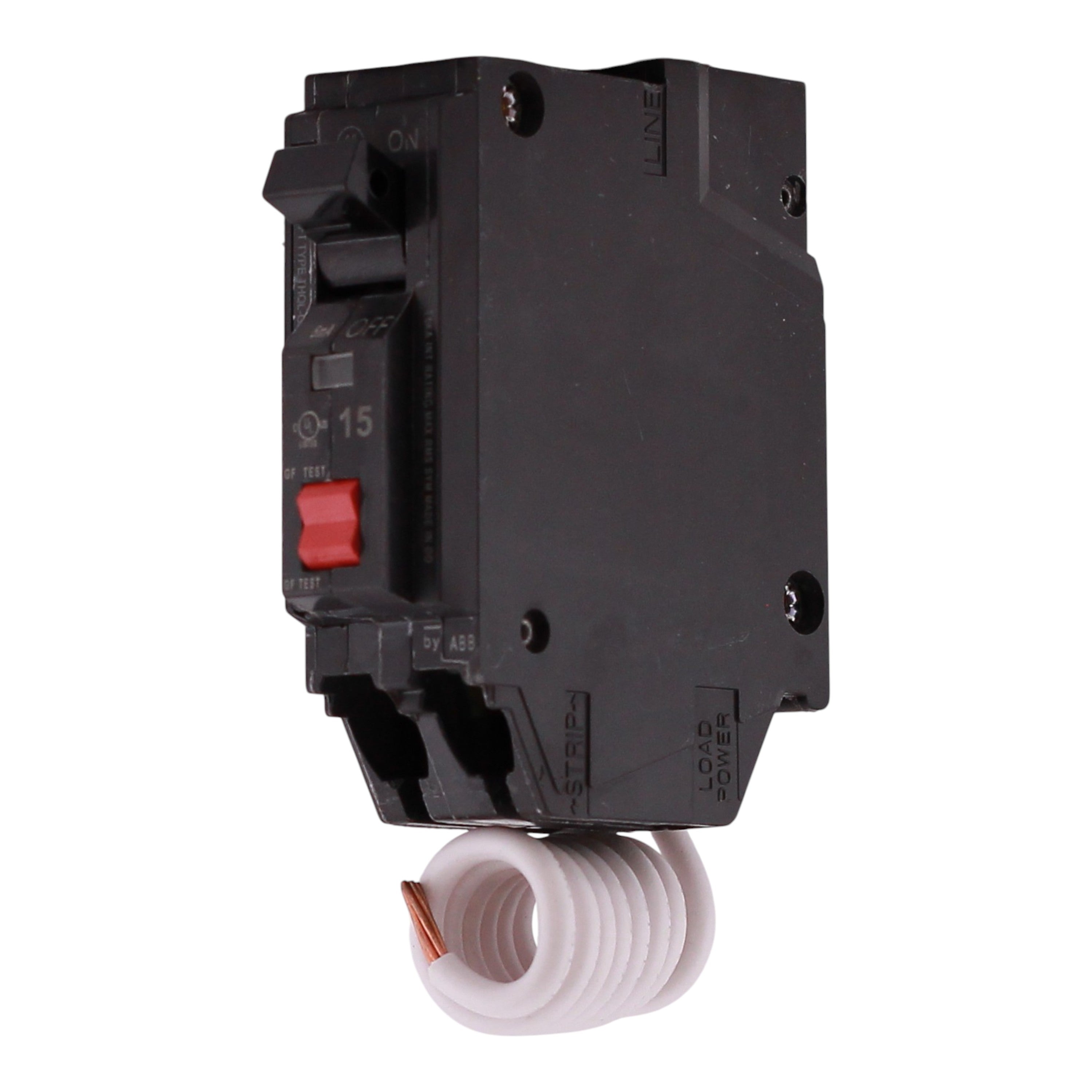 GE Q-Line, THQL1115GFT, 15A, 1P, 120V, GFCI, Pigtail Neutral, Circuit Breaker - Image 2