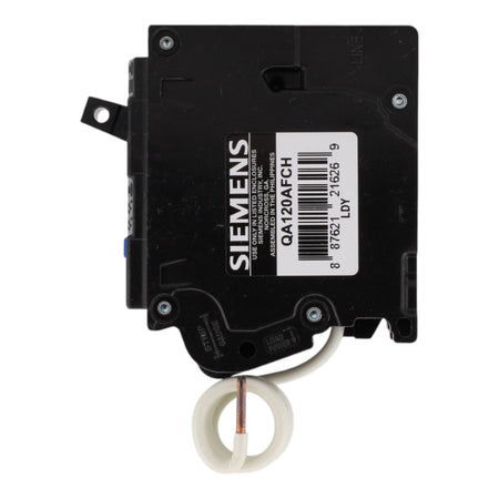 Siemens QA120AFCH, 20 Amps, 120 Volts, Single-Pole Combination AFCI Circuit Breaker, Pigtail Neutral, for Siemens Panels - Image 5
