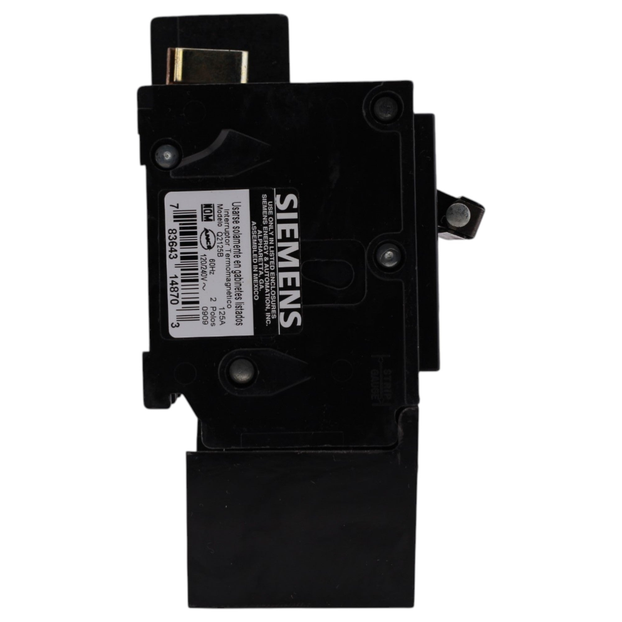 Siemens Q, Q2125B, 125A, 2P, 120/240V, Bolt-In, Circuit Breaker - Image 7