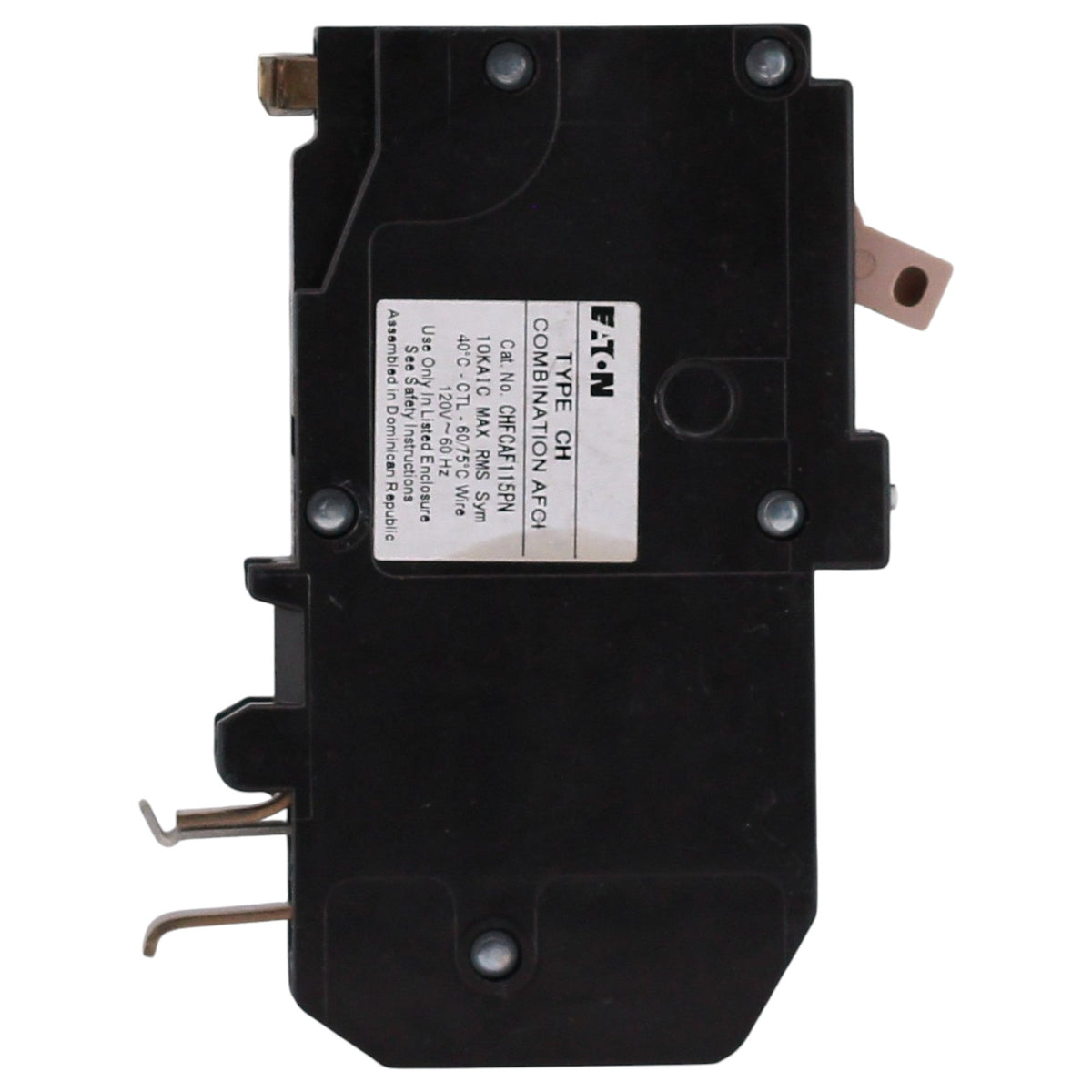 Eaton CH, CHFCAF115PN, 15A, 1P, 120/240V, CAFCI, Plug-On Neutral, Circuit Breaker - Image 5