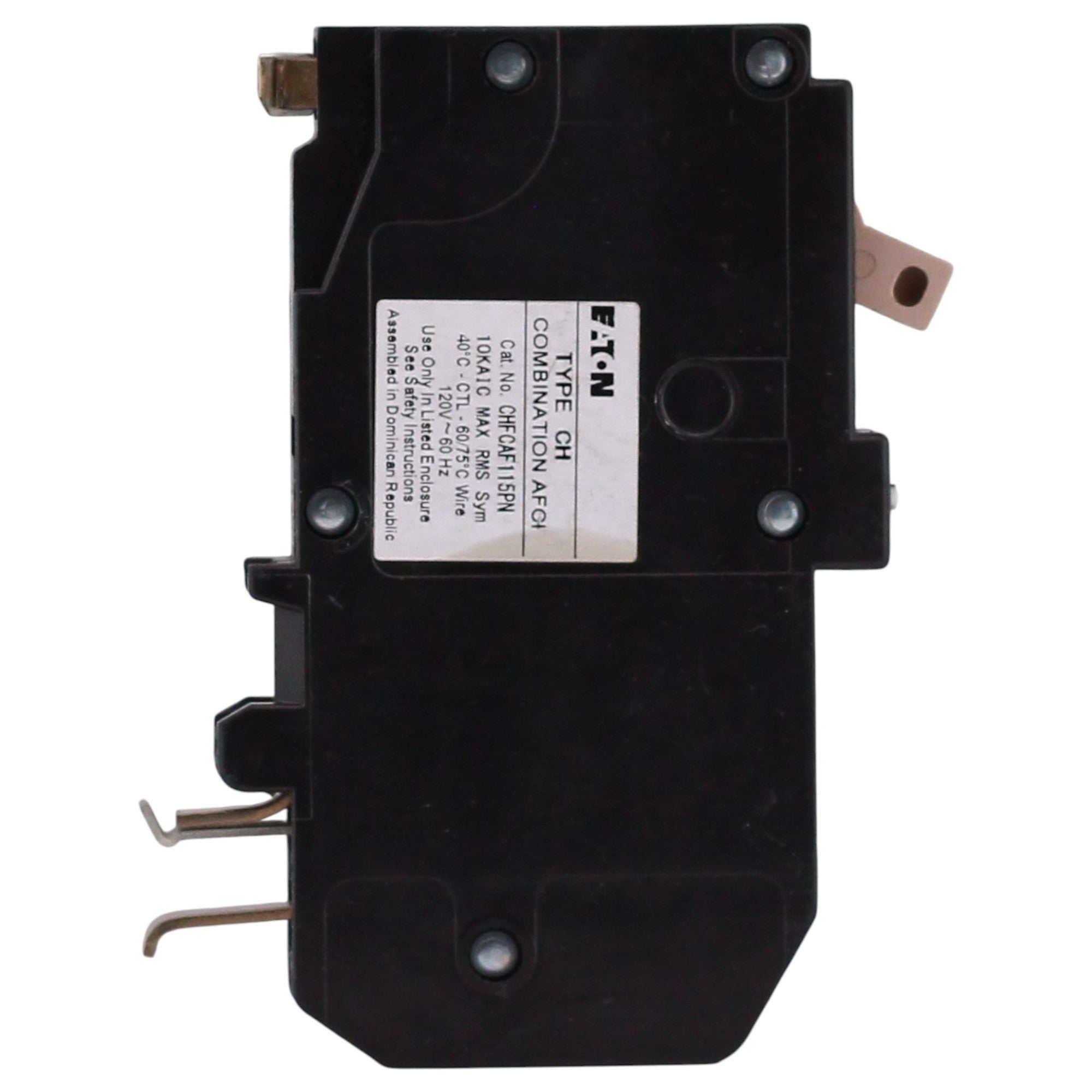 Eaton CH, CHFCAF115PN, 15A, 1P, 120/240V, CAFCI, Plug-On Neutral, Circuit Breaker - Image 5