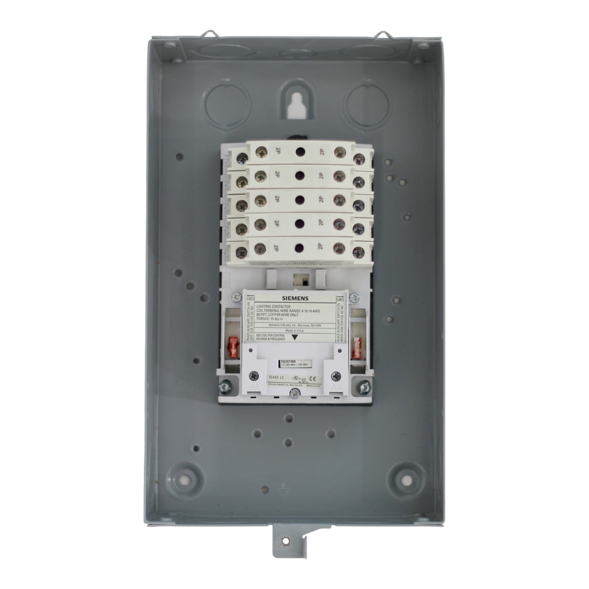 Siemens, LCE01C010120A, 30A, 10-Pole, 120V, Electrically Held, NEMA 1, Lighting Contactor - Image 5