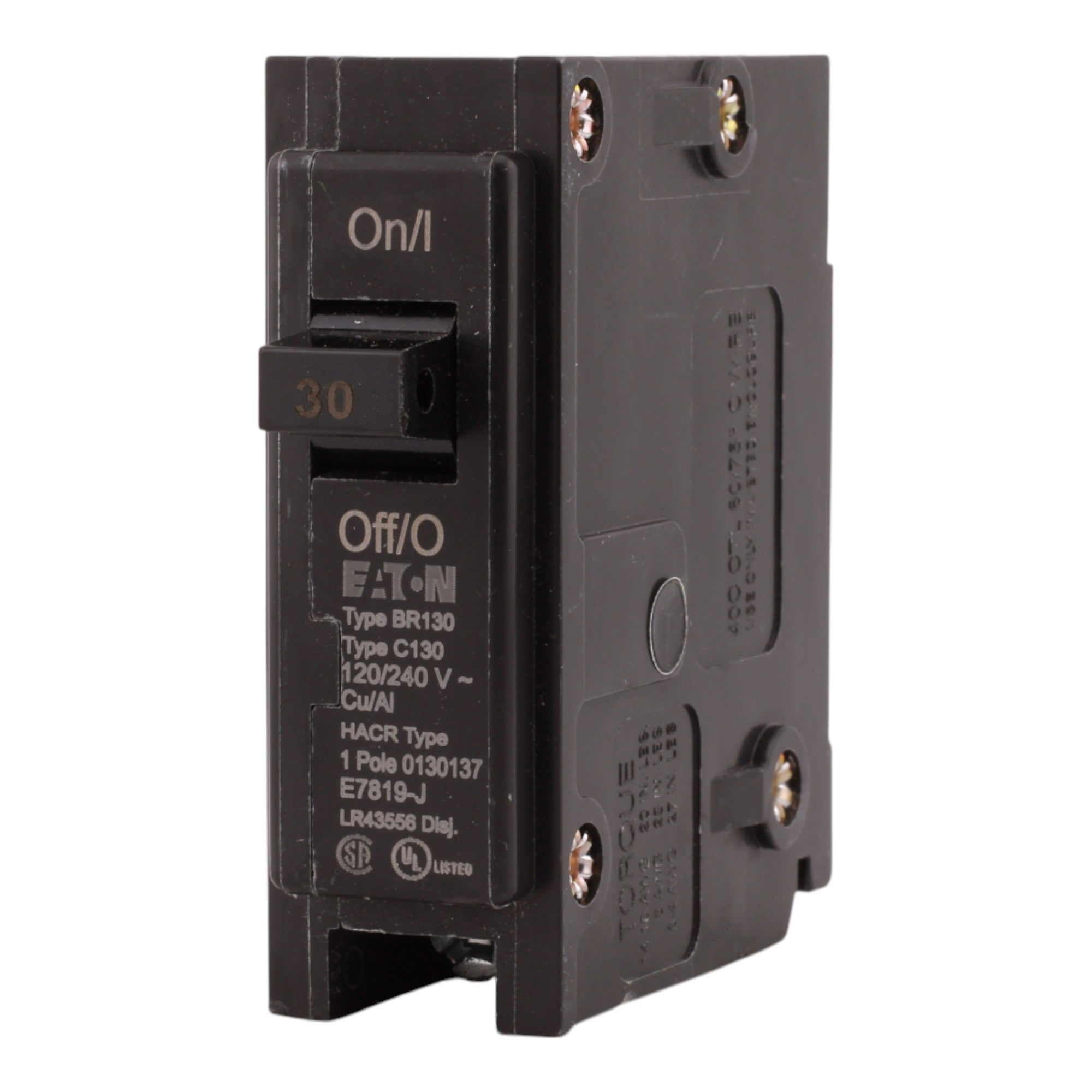 Eaton BR BR130 30A 1P 120/240V Circuit Breaker - Image 7