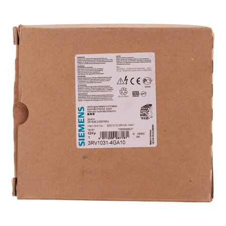 Siemens SIRIUS 3RV1, 3RV1031-4GA10, 36-45A, 3P, 690V, Motor Protection, Circuit Breaker - Image 3