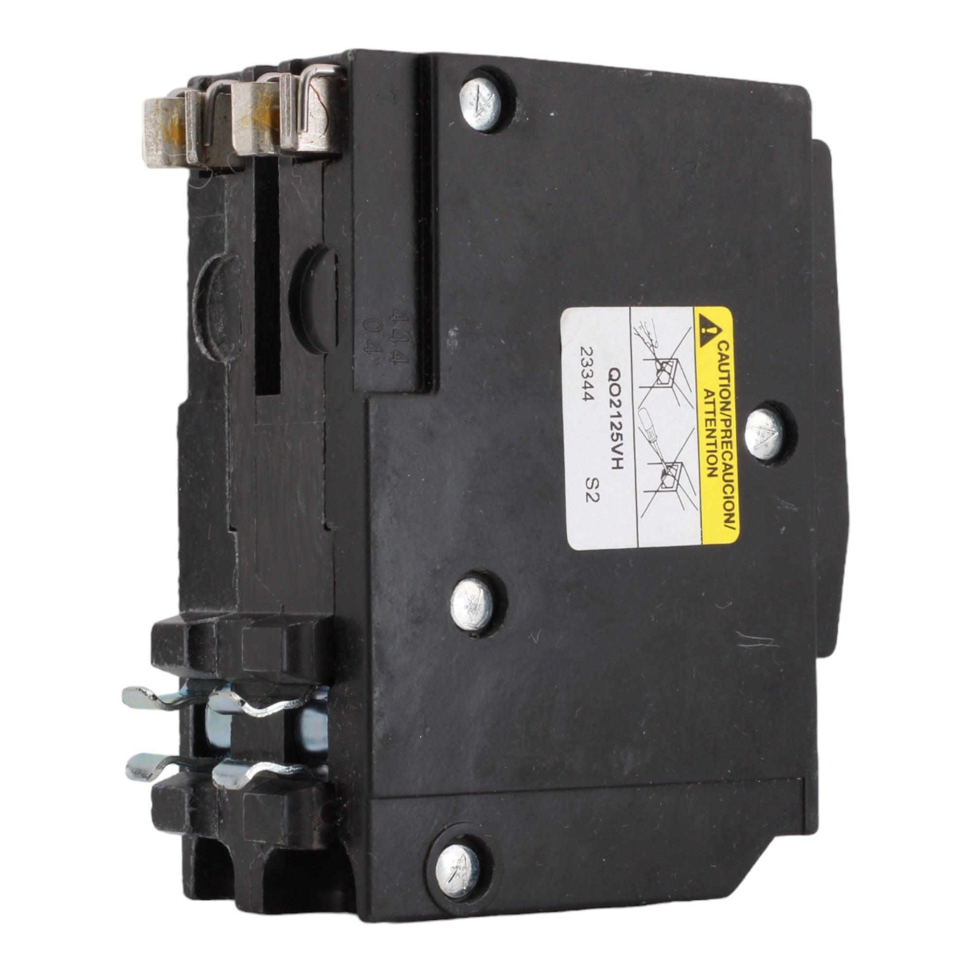 Square D QO2125VH 125 Amp Double Pole 240V Plug-In Standard Trip Circuit Breaker UL - Image 5