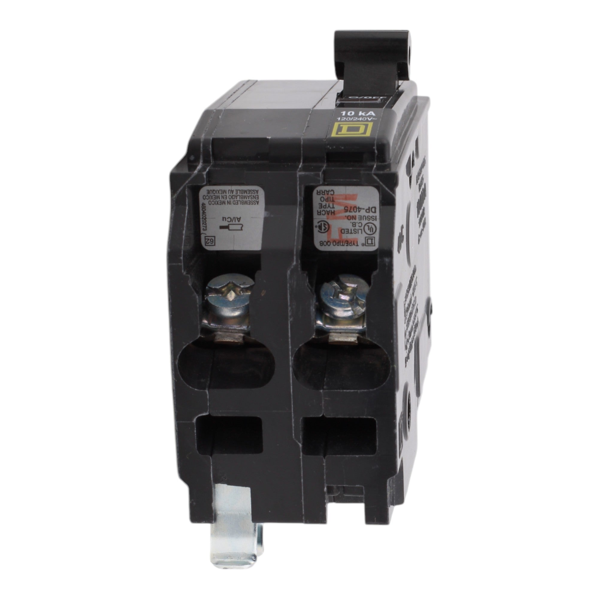 Square D QOB225, 25A, 120/240V, 2-Pole Circuit Breaker, Bolt-On, 10kA Interrupt Rating - Image 7