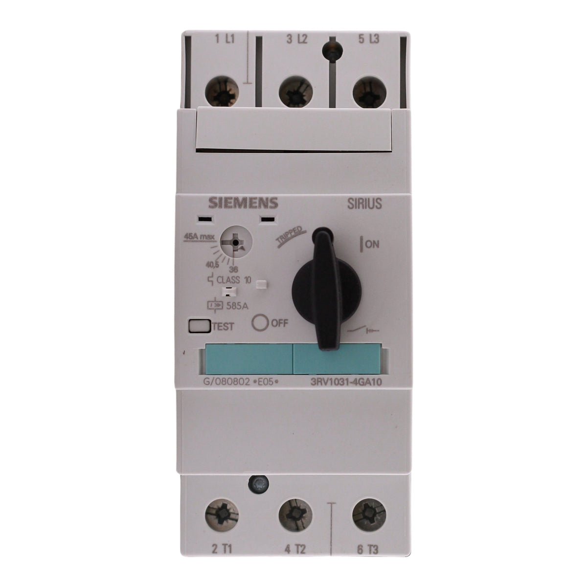 Siemens SIRIUS 3RV1, 3RV1031-4GA10, 36-45A, 3P, 690V, Motor Protection, Circuit Breaker - Image 4