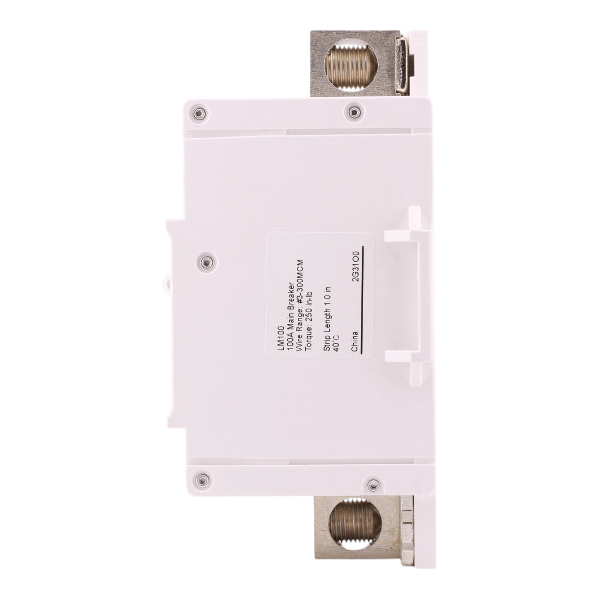 Leviton LM100 100A 2P 120/240V Hydraulic Magnetic Main Breaker - Image 13
