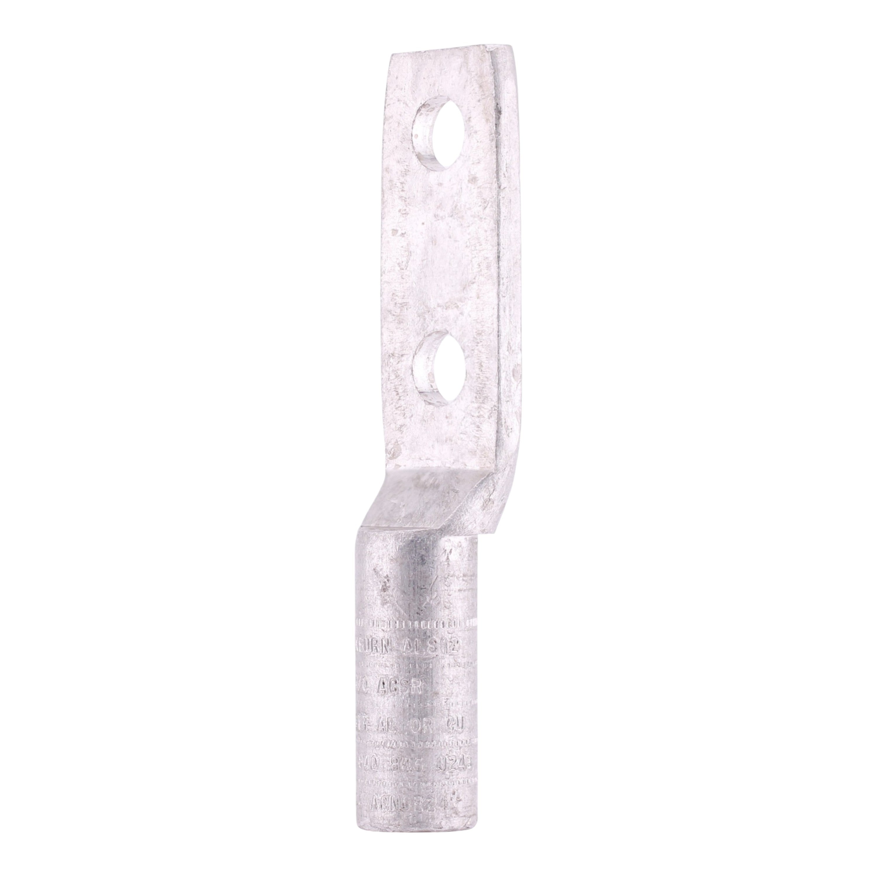 ABB Blackburn, ALS12, 4/0 AWG, 2-Hole, Aluminum Compression Lug, Long Barrel, Circuit Connector - Image 2