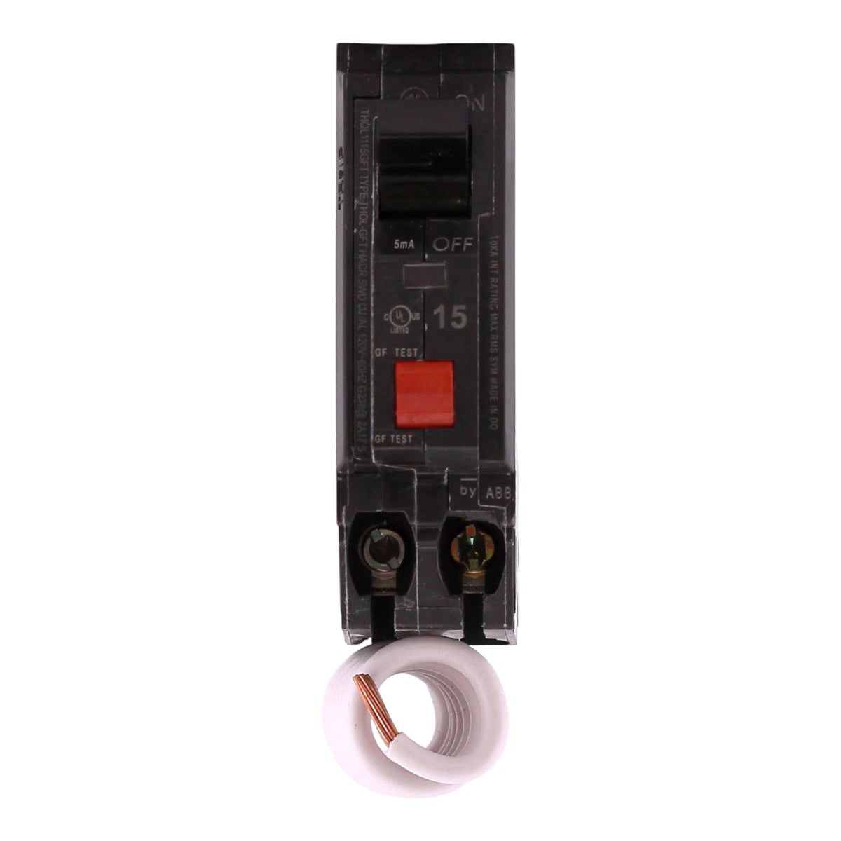 GE Q-Line, THQL1115GFT, 15A, 1P, 120V, GFCI, Pigtail Neutral, Circuit Breaker - Image 4