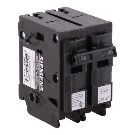 Siemens QP, Q230H, 30A, 2P, 120/240V, 22kAIC, Thermal Magnetic, Circuit Breaker