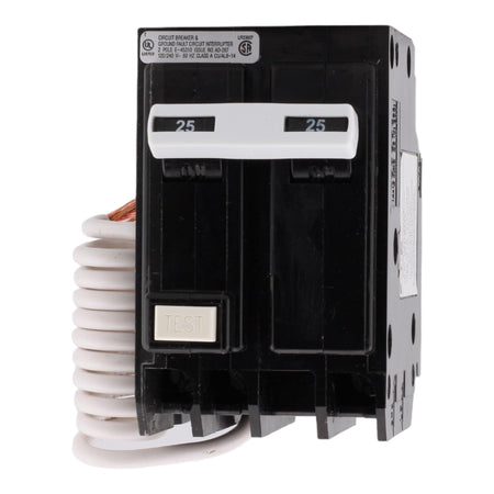 Eaton GFTCB225 25 Amp Double Pole 240V Pigtail-Neutral GFCI Ground Fault Circuit Breaker UL - Image 2