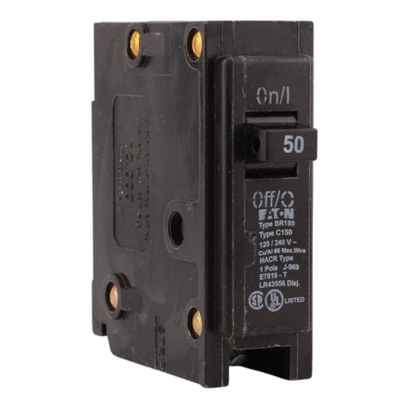 Eaton BR BR150 50A 1P 120/240V Circuit Breaker