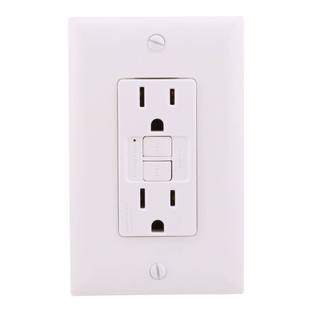 Legrand radiant 1597W 15A GFCI Duplex Receptacle White