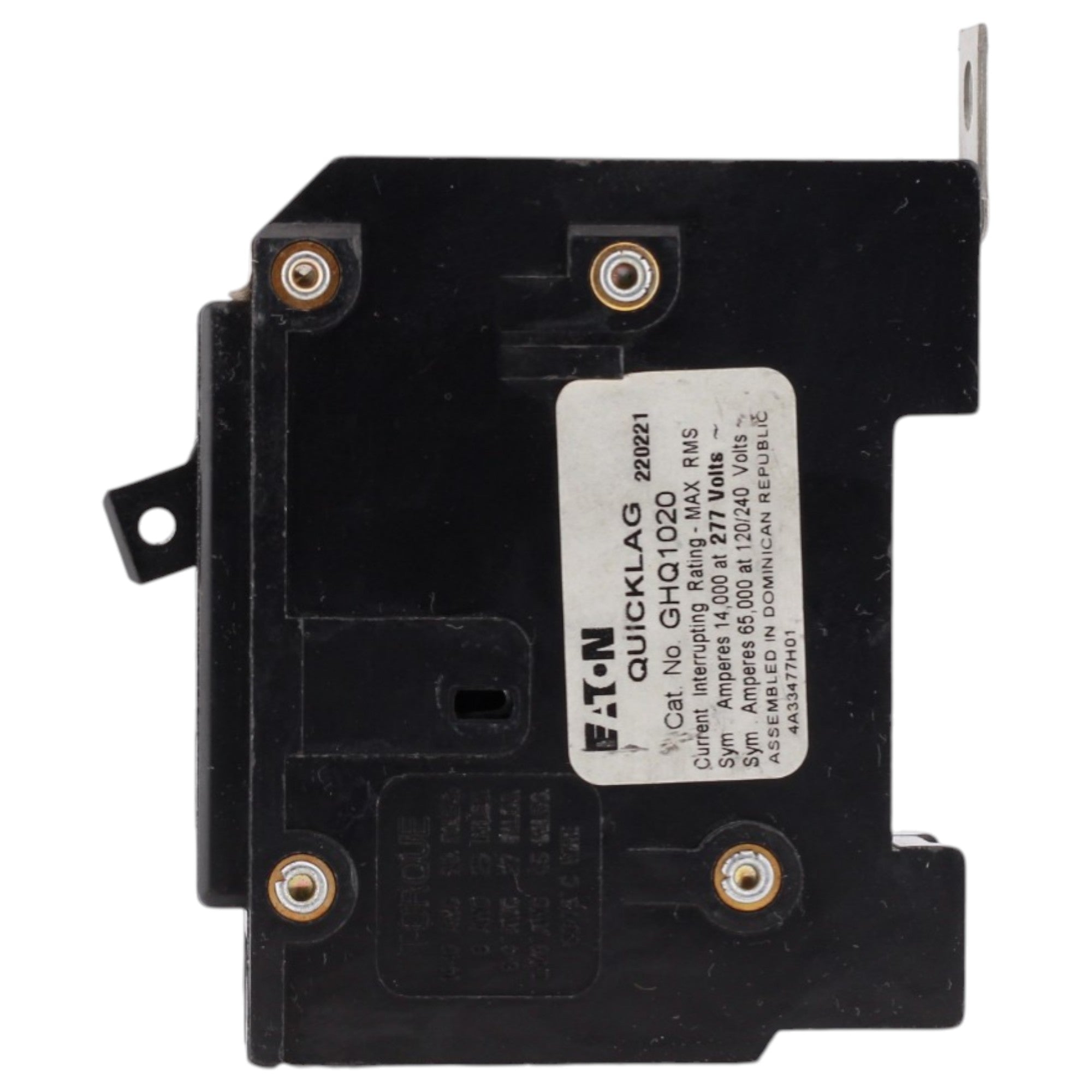 Eaton GHQ, GHQ1020, 20A, 1P, 277V, Bolt-On, Circuit Breaker - Image 4