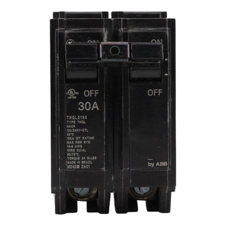 GE THQL2130 30A 2P 120/240V Q-Line Plug-In Circuit Breaker - Image 2