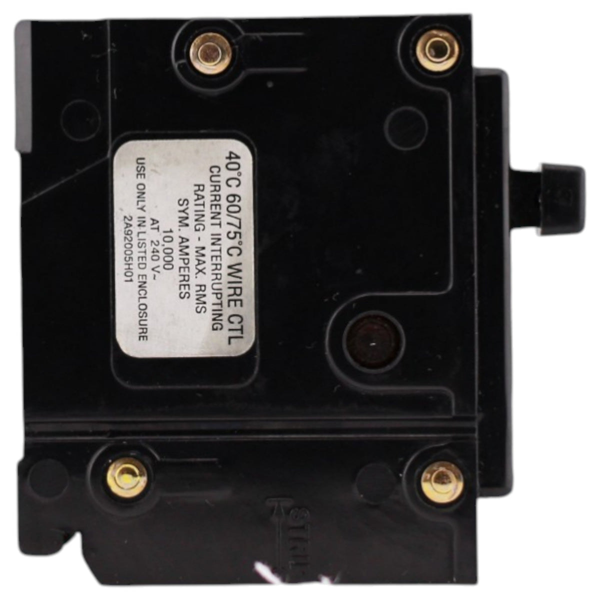 Eaton BR, BR320, 20A, 3P, 240V, Thermal Magnetic, Plug-In, Circuit Breaker - Image 4