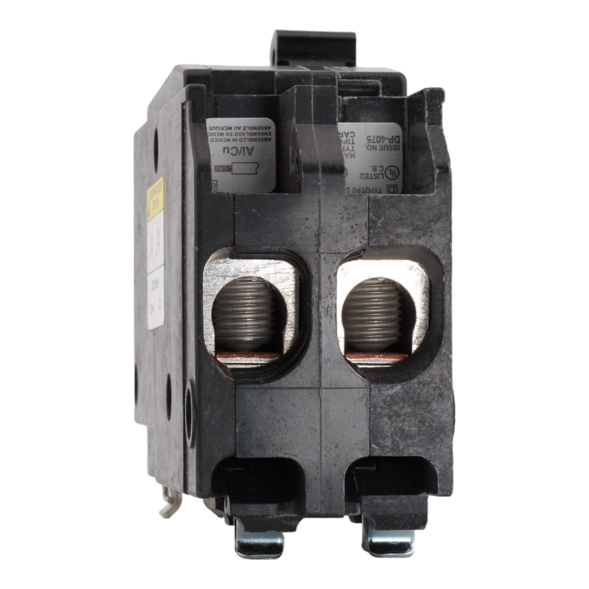 Square D QO2125VH 125 Amp Double Pole 240V Plug-In Standard Trip Circuit Breaker UL - Image 7