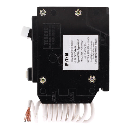Eaton GFTCB220 20A 2-Pole BR GFCI Circuit Breaker, Plug-On, 240V, UL - Image 5