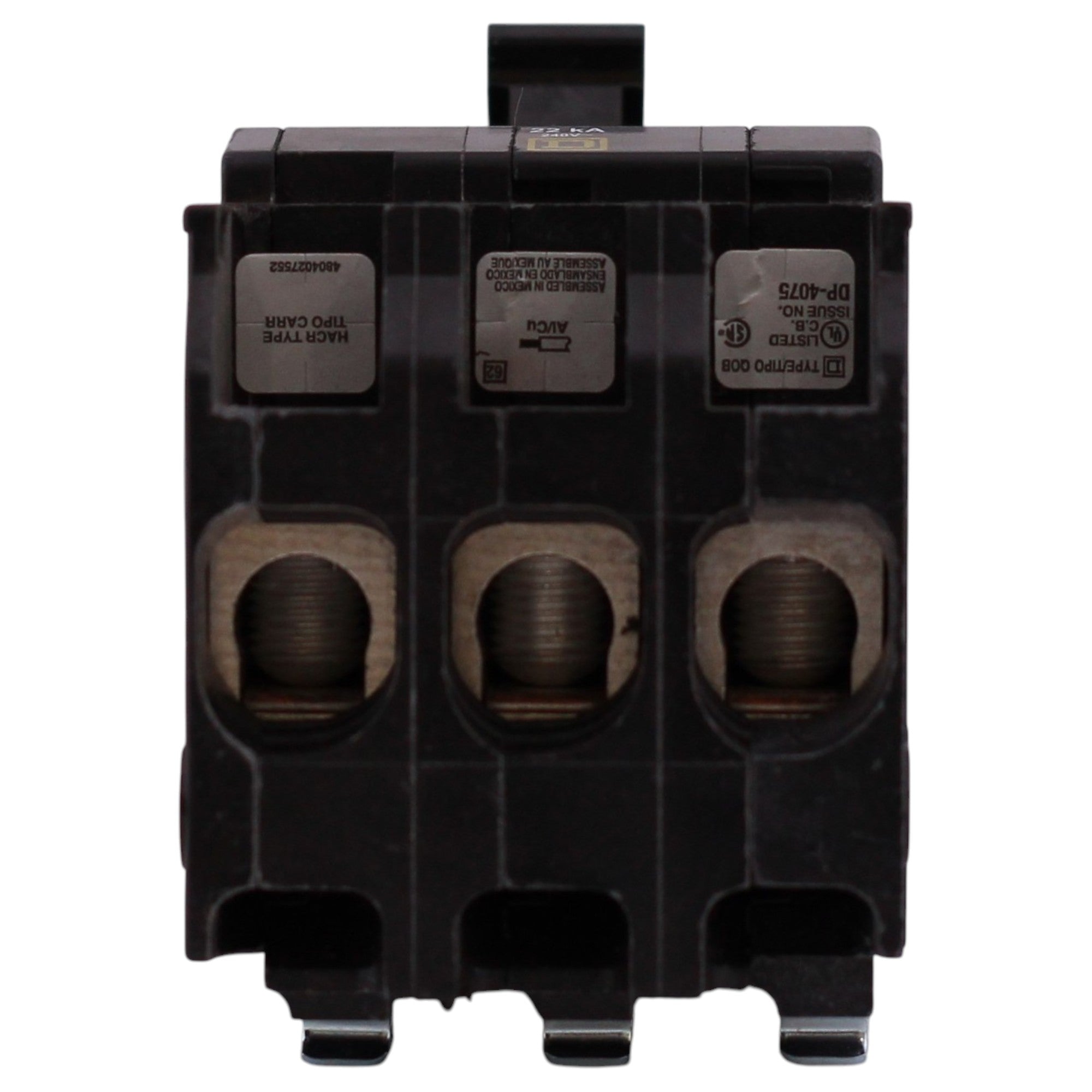 Square D QO, QOB380VH, 80A, 3P, 120/240V, Thermal Magnetic, Bolt-On, Circuit Breaker - Image 8